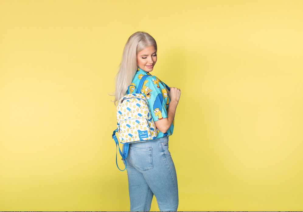 The Simpsons X Cakeworthy Spring 2022- AOP backpacks, Bart Raglan Tees, and SO much more!