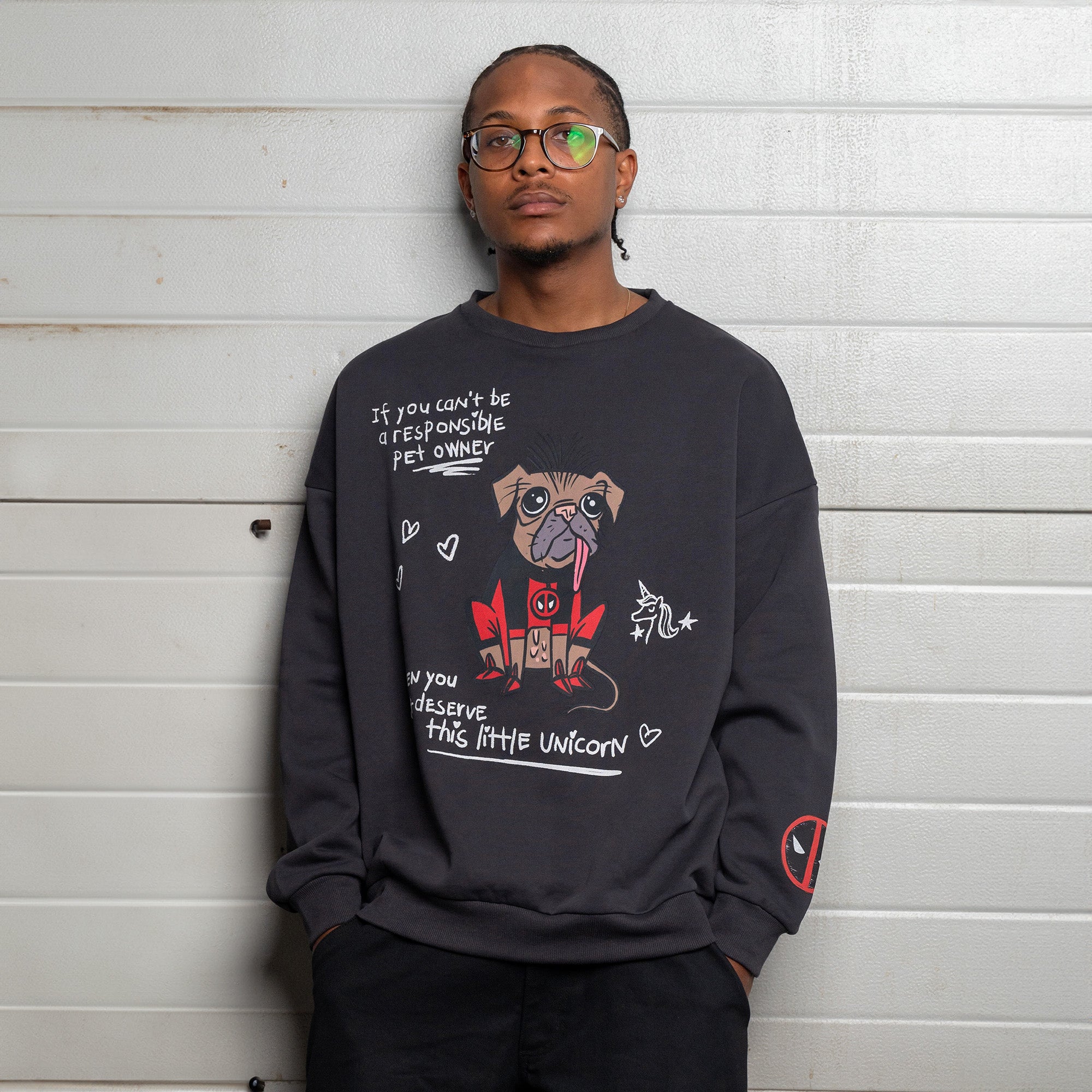 Deadpool Little Unicorn Sweater