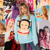 Paul Frank Julius Braces Drop Sleeve Crewneck