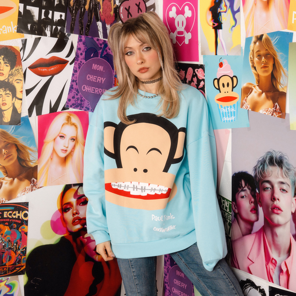 Paul Frank Julius Braces Drop Sleeve Crewneck