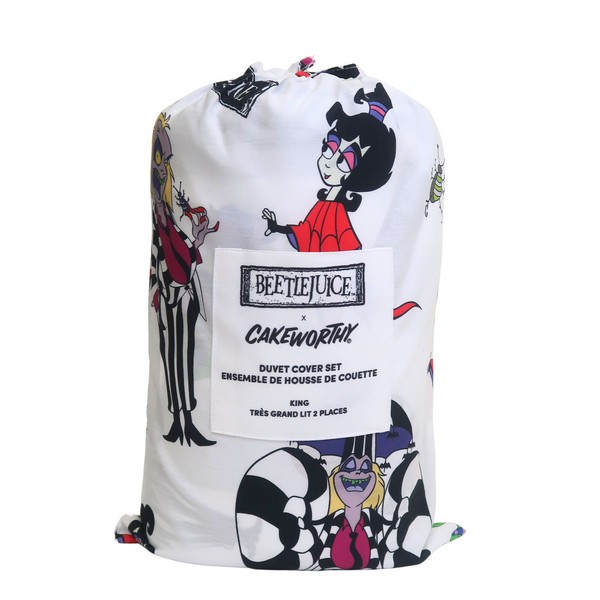 Beetlejuice Reversible Duvet Set