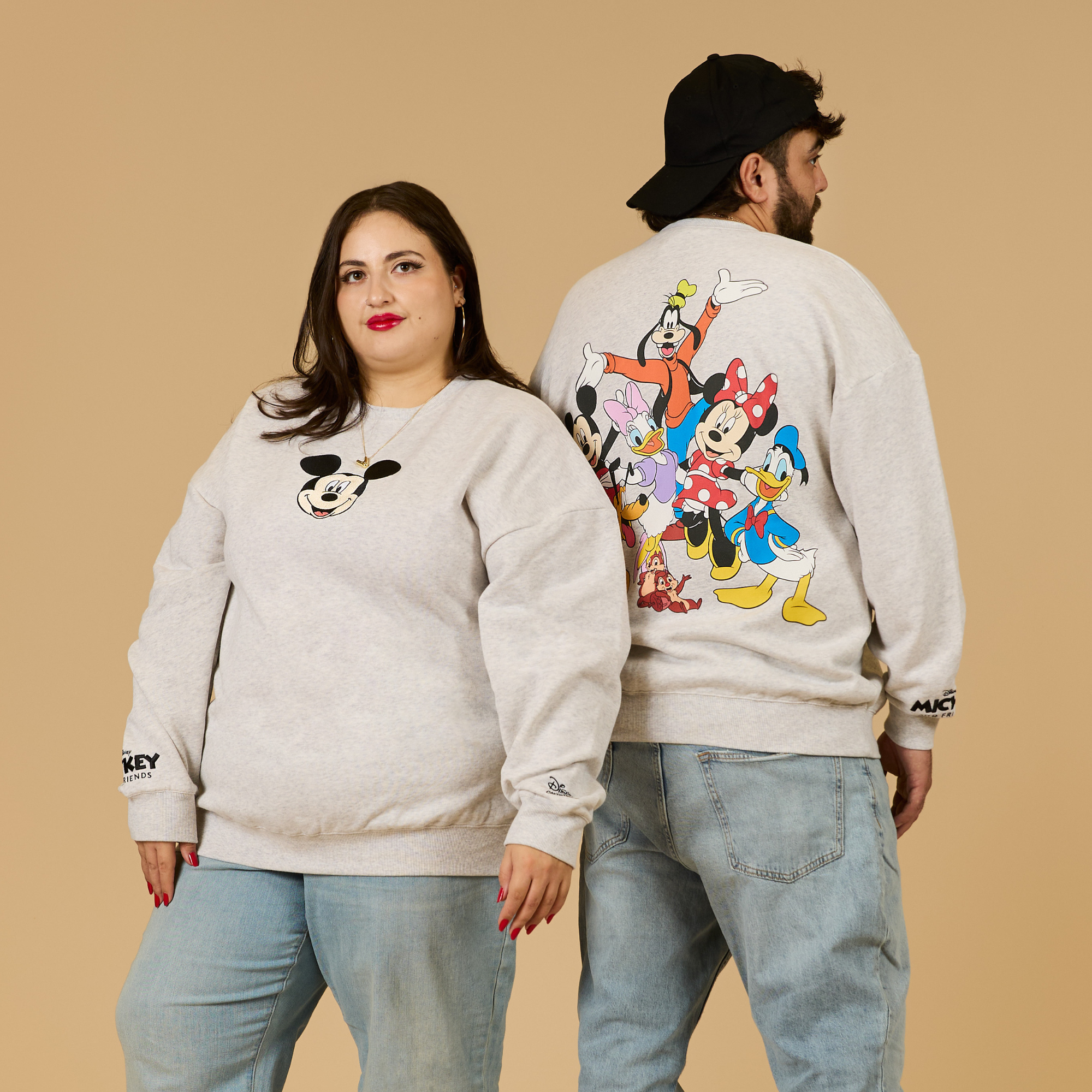 Mickey and Friends Drop Sleeve Crewneck – Cakeworthy