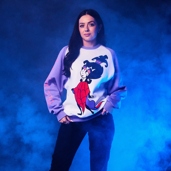 Lydia Deetz Retro Raglan Sweater