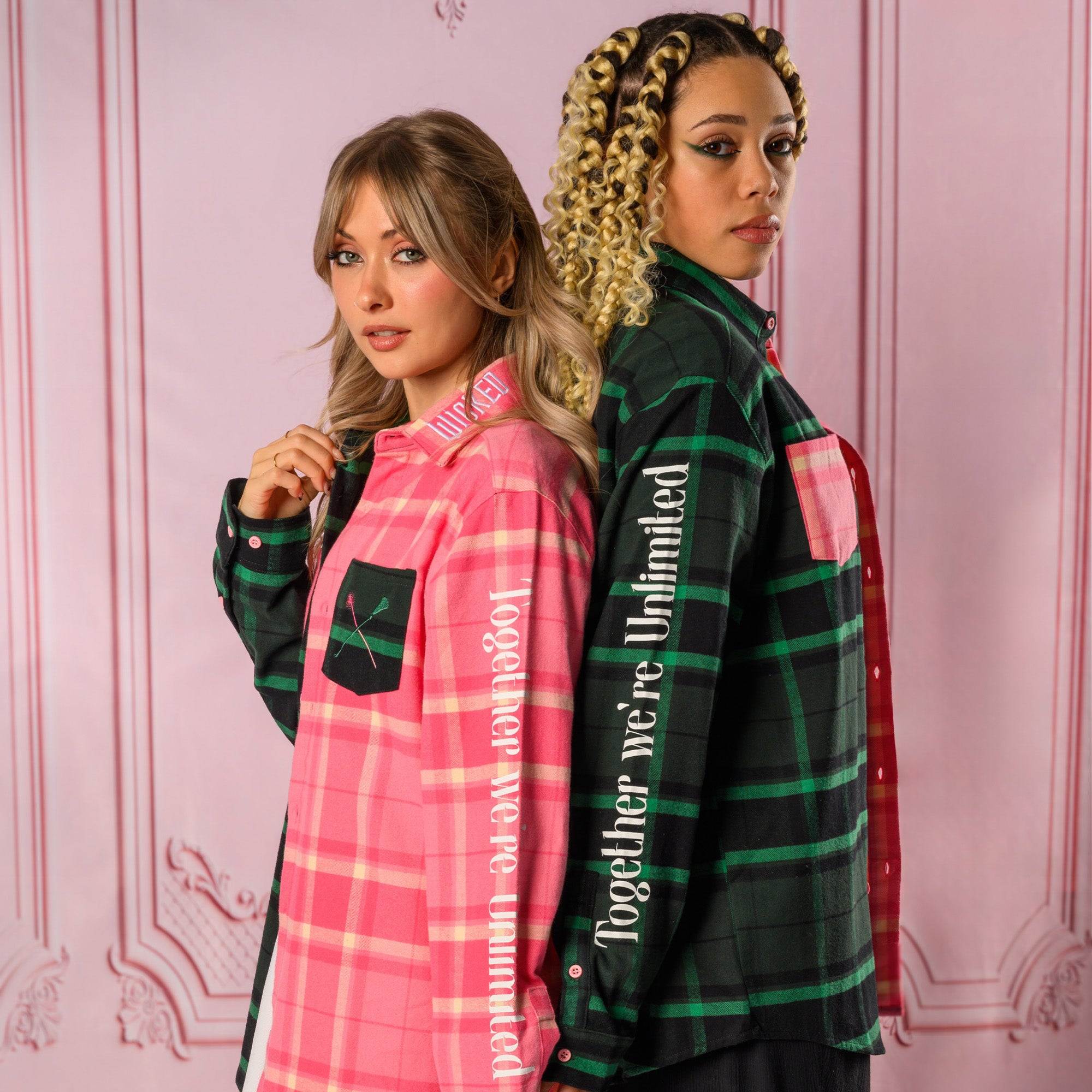 KnuthMarf★Wicked flower check shirt Unlimited Flannel - Cakeworthy