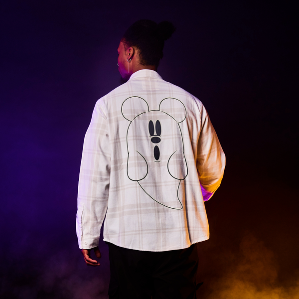 Mickey Glow In The Dark Ghost Flannel