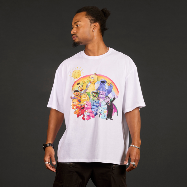 Care Bears x Sesame Street Drop Sleeve T-Shirt