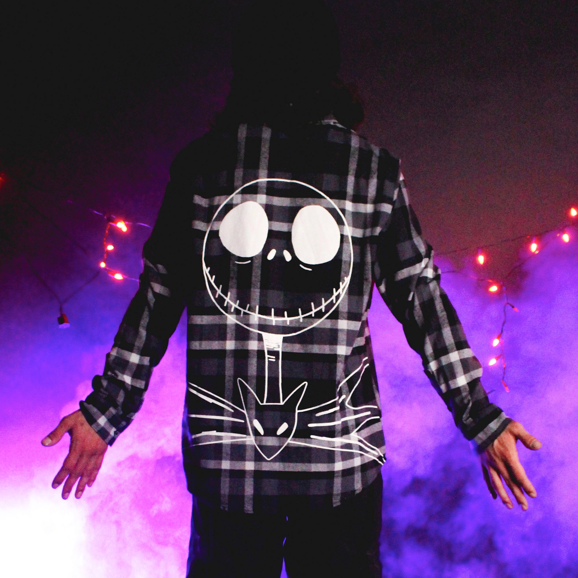 Jack Skellington Flannel - Cakeworthy 4XL / Black Jack Skellington Flannel - Cakeworthy 4XL / Black