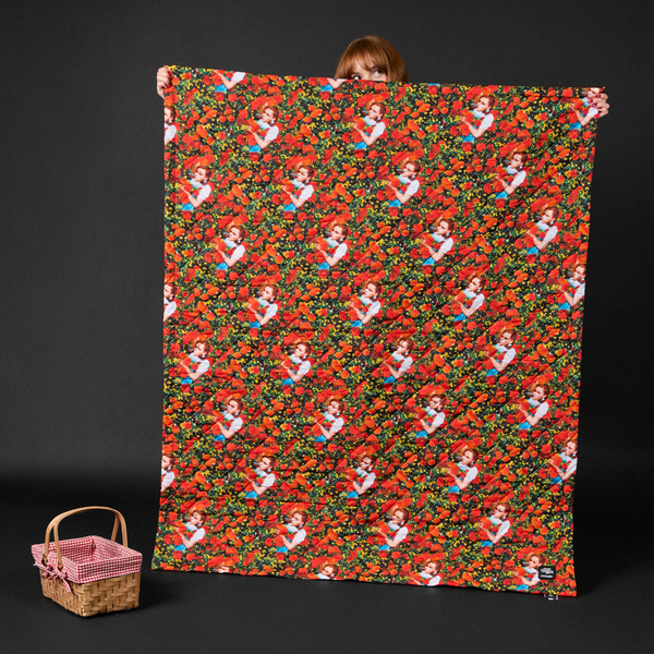 The Wizard of Oz Poppy Field Quilted Blanket