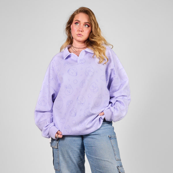 BT21 On The Cloud Rugby Pullover