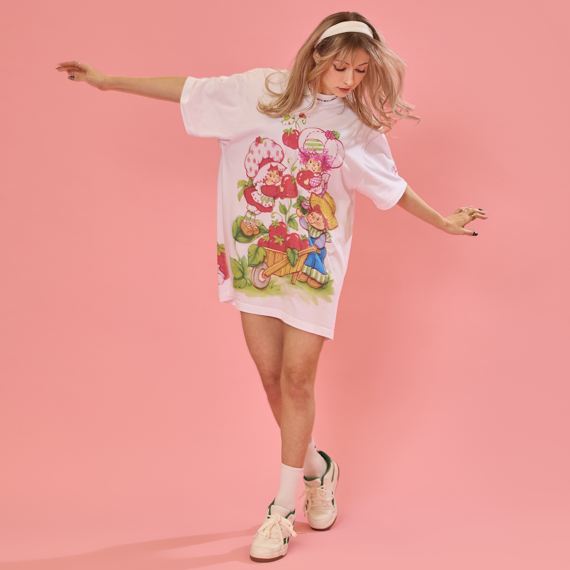 Strawberry Shortcake T-Shirt Dress – Cakeworthy Strawberry Shortcake T-Shirt Dress – Cakeworthy