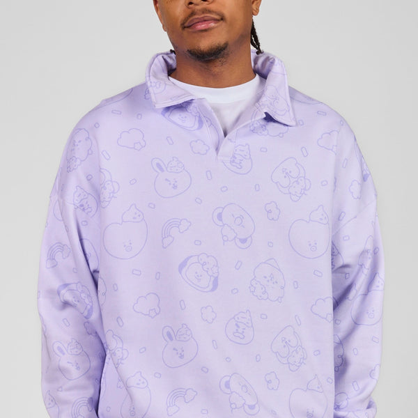 BT21 On The Cloud Rugby Pullover