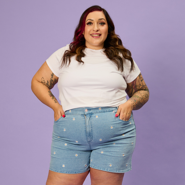 Daisy Duck Denim Shorts