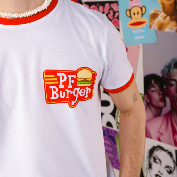 Paul Frank Burger Ringer T-Shirt