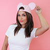Pink Mickey Ear Hat