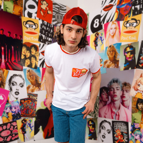 Paul Frank Burger Ringer T-Shirt