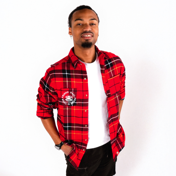 Paul Frank Quote Flannel