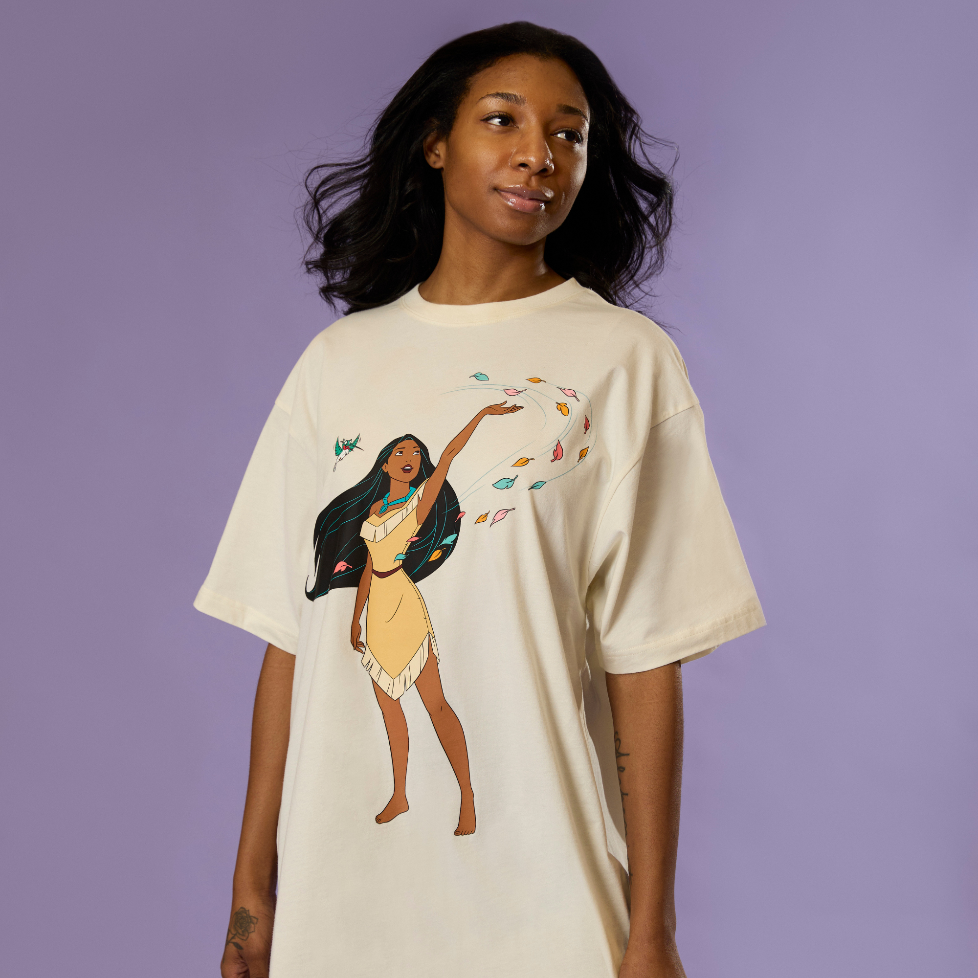 tee shirt dresses apparel Pocahontas T-Shirt Dress