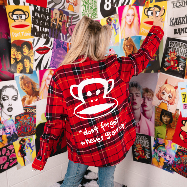 Paul Frank Quote Flannel