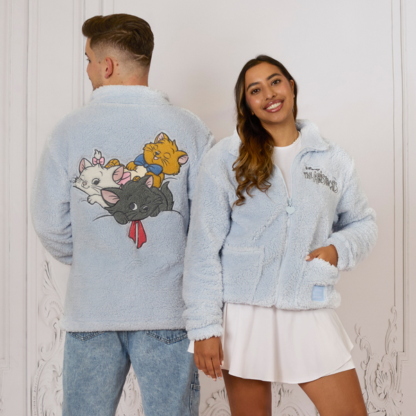 The Aristocats Embroidered Sherpa Jacket