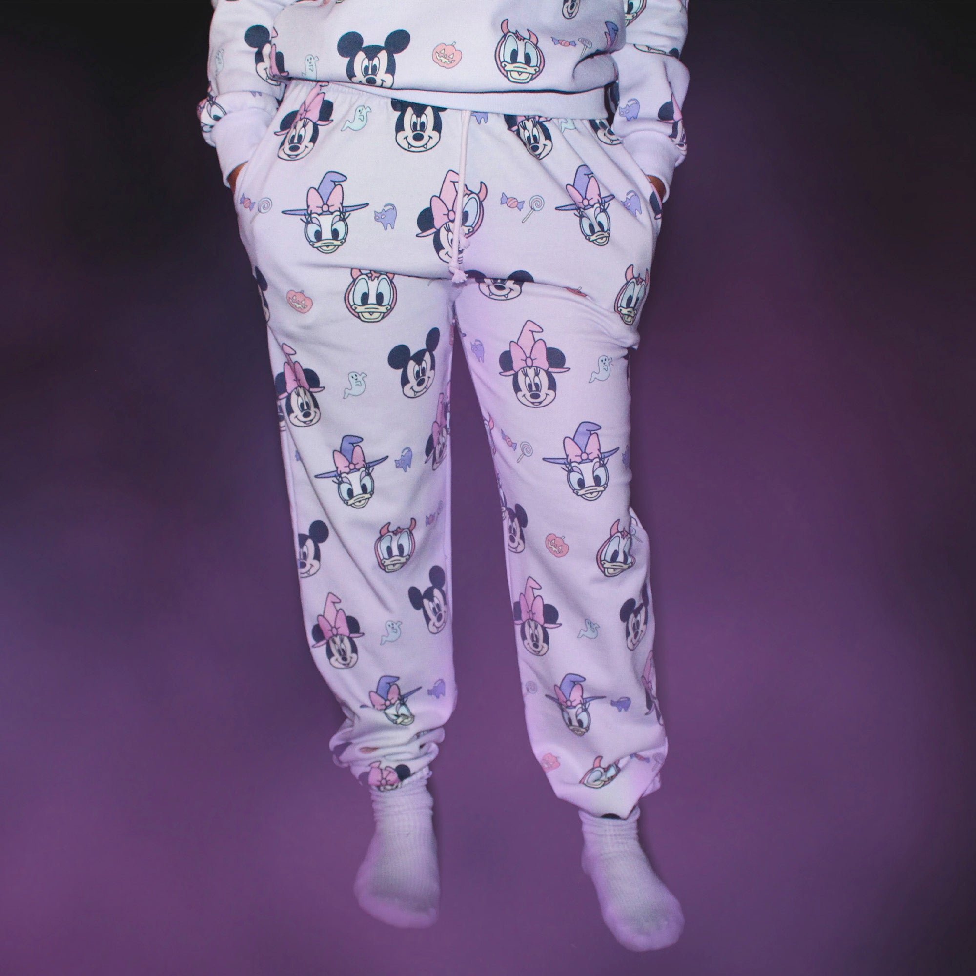 PASTEL MICKEY AND FRIENDS HALLOWEEN JOGGERS -Cakeworthy