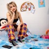 Paul Frank Plaid Wide Leg Pants