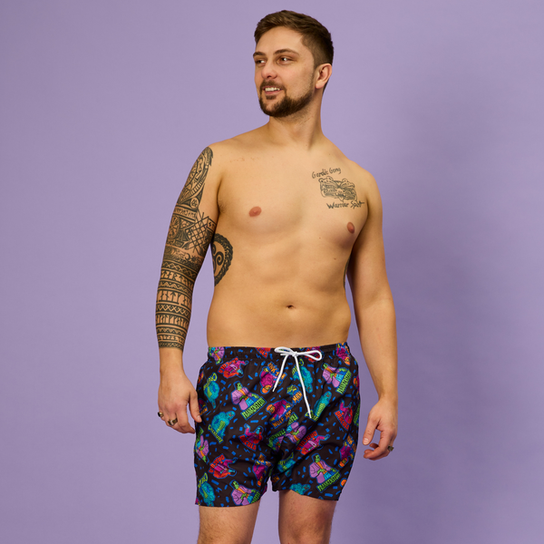Universal Monsters Mens Swim Shorts