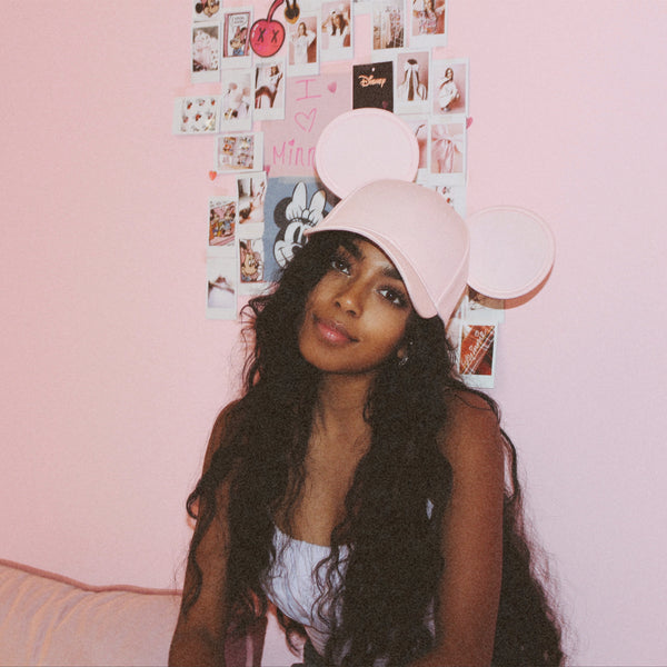 Pink Mickey Ear Hat