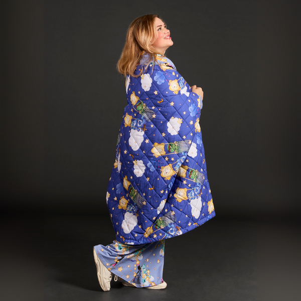 Care Bears x Sesame Street Quilted Blanket