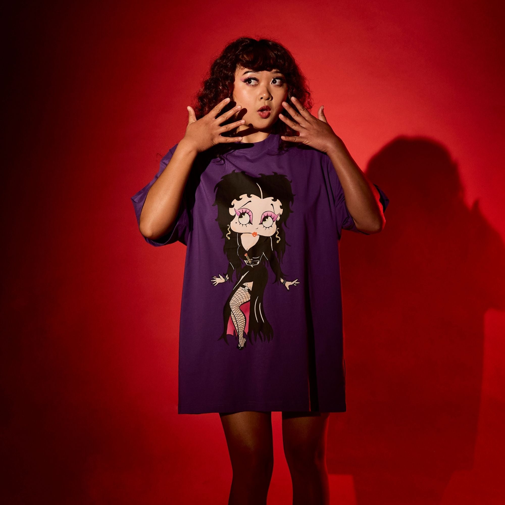 Betty Boop x Elvira T-Shirt Dress – Cakeworthy