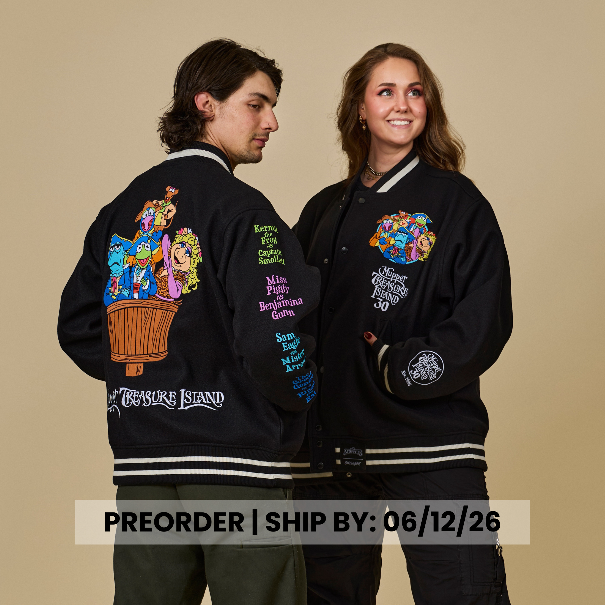 Muppet Treasure Island Varsity Jacket – Cakeworthy