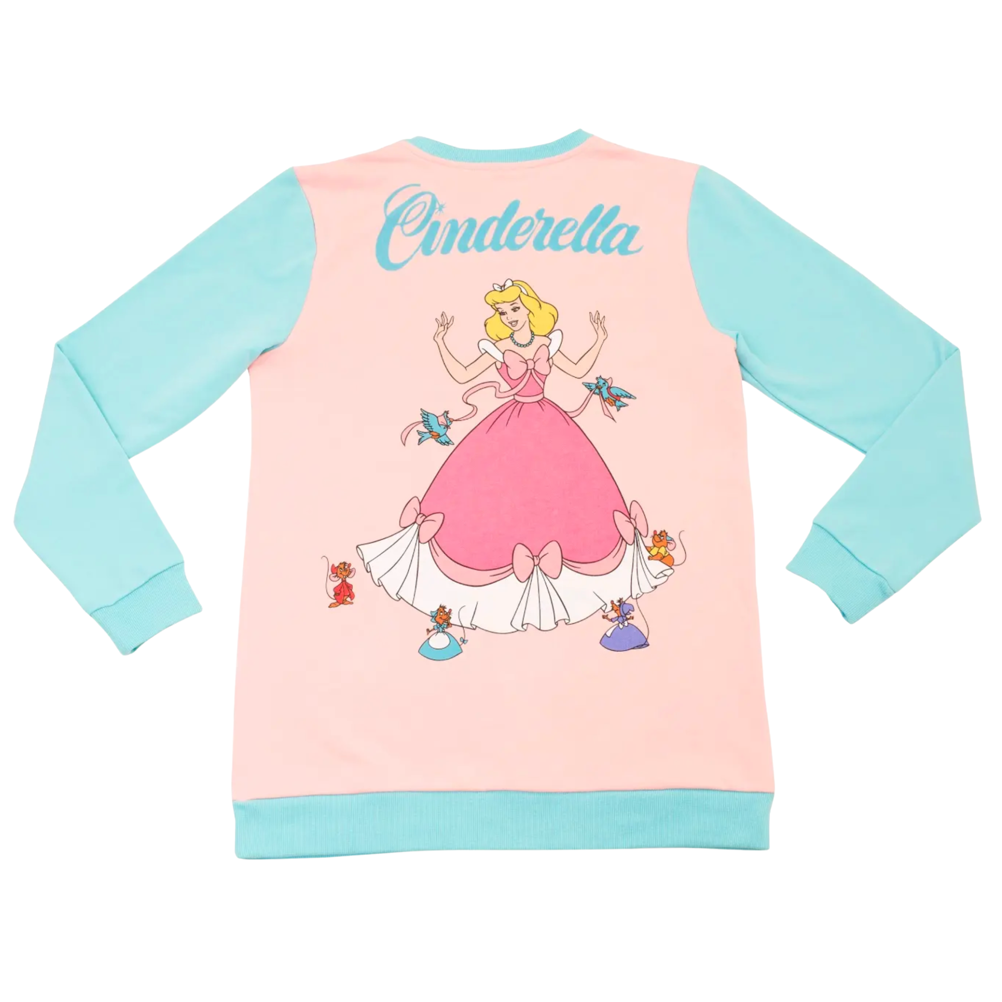 strapless open back dress Disney's Cinderella Pink Dress Crewneck —Cakeworthy