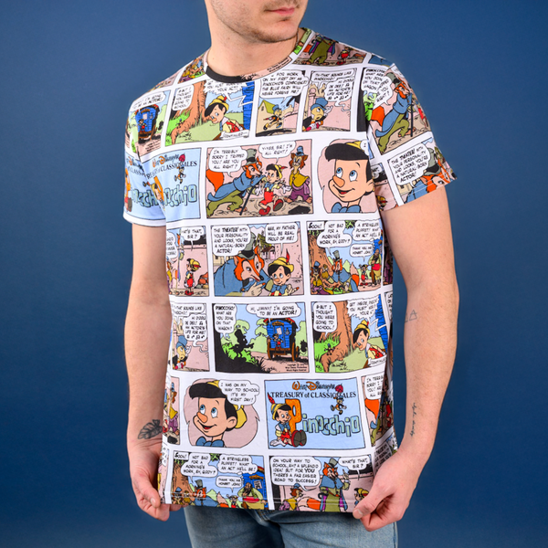 Pinocchio Comic AOP T-Shirt