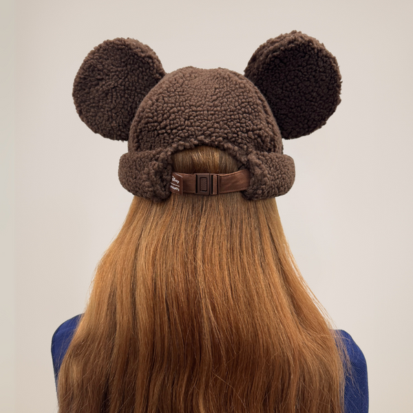 Mickey Sherpa Beanie Chocolate