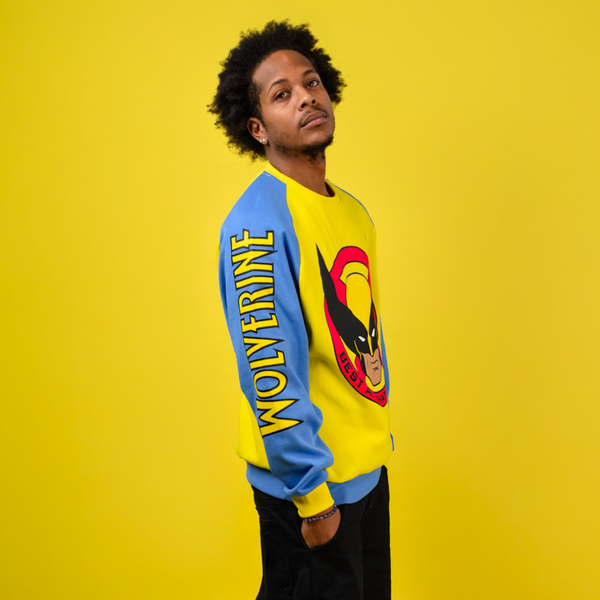 X-Men Retro Wolverine Raglan Sweater