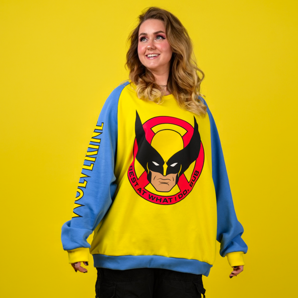 X-Men Retro Wolverine Raglan Sweater