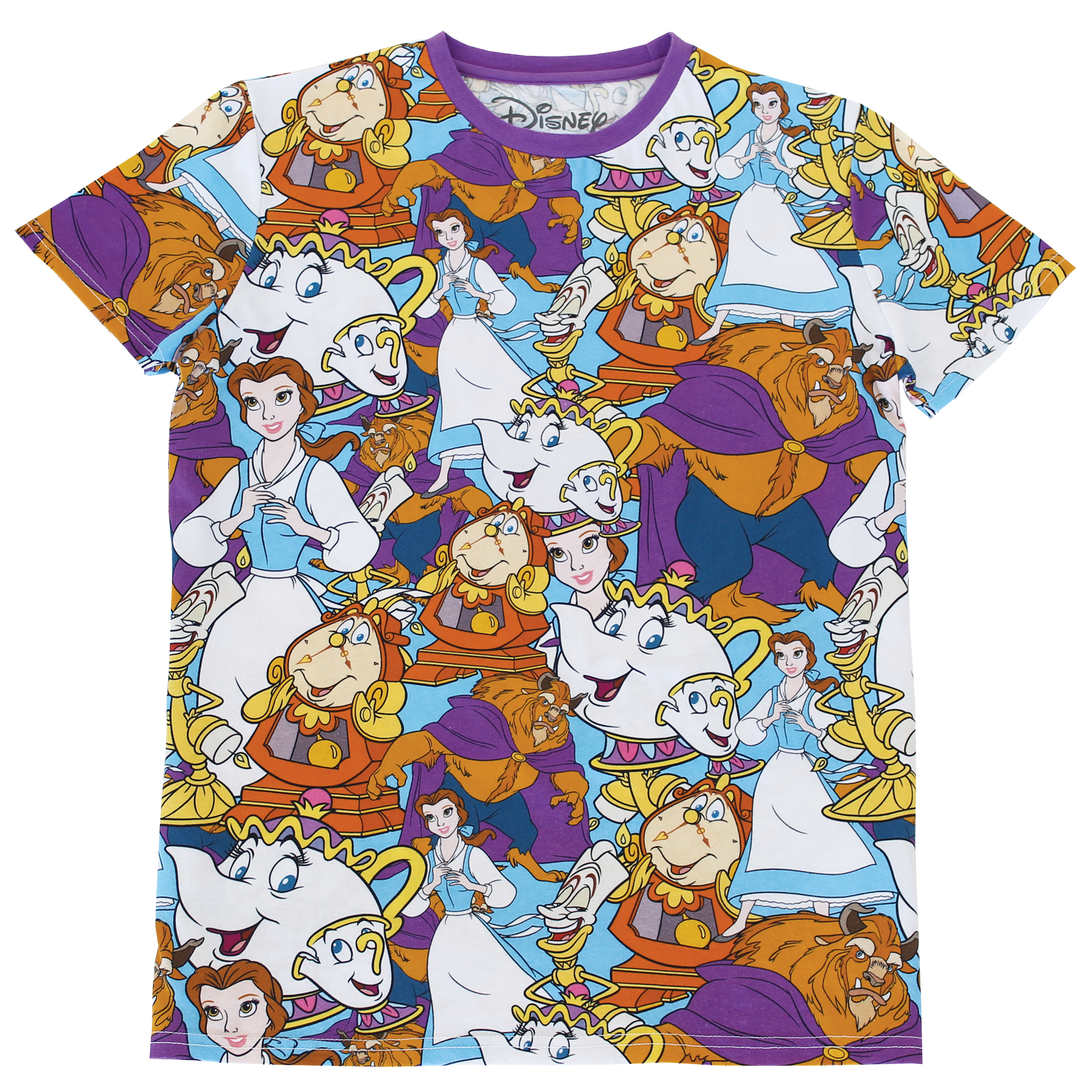 Disney's Beauty and the Beast AOP T-Shirt - Cakeworthy