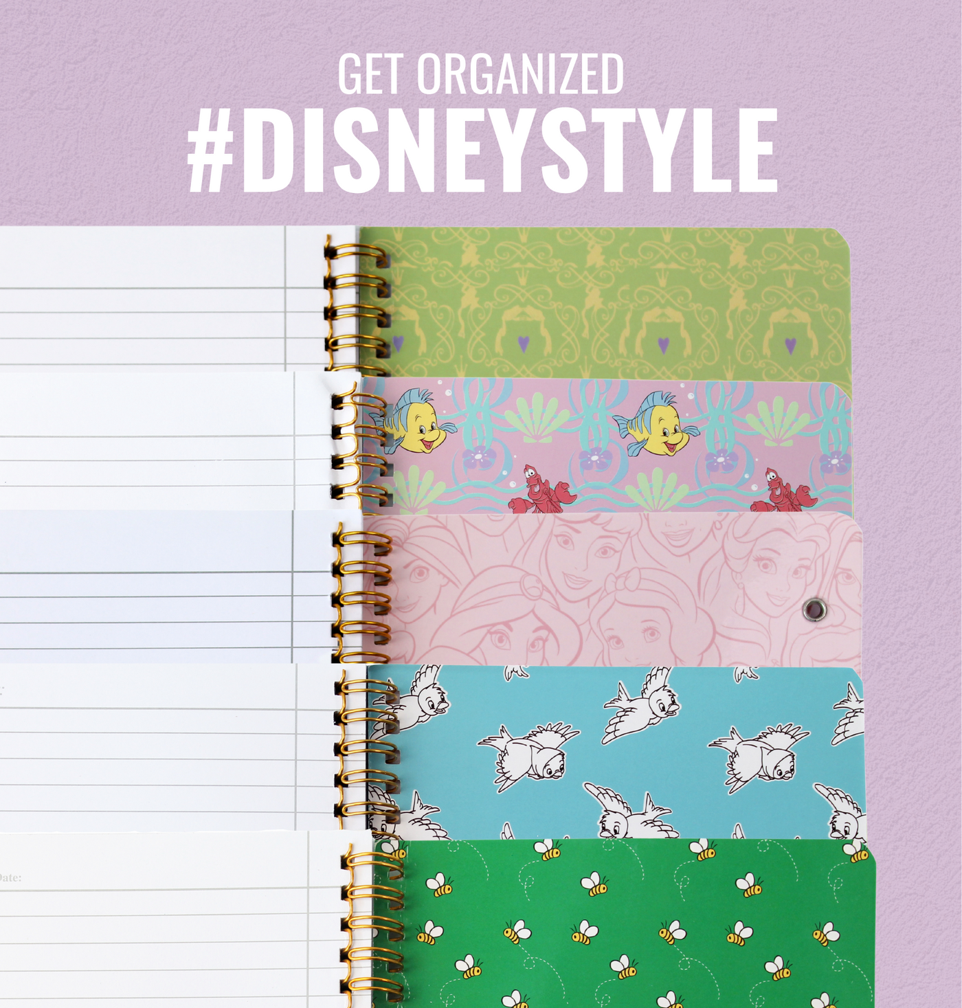 Disney Princess Stationery- Notebooks, Folders, Sticky Notes & More!