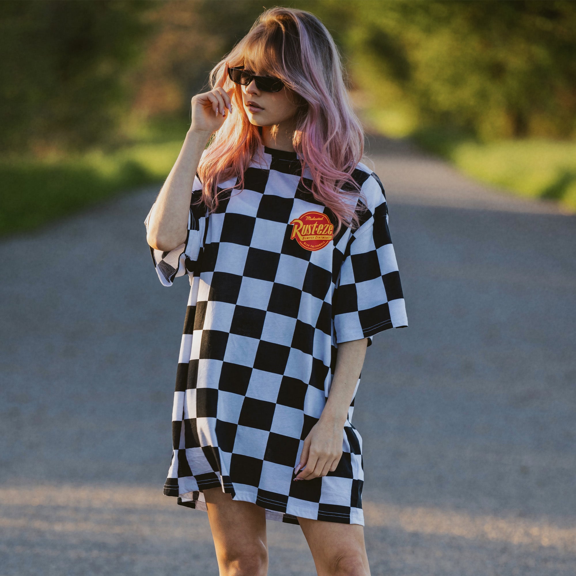 disney shirt dress The Nightmare Before Christmas Womens Charcoal T-Shirt | Short Sleeved Graphic Dress | Everlasting Love Design | Tim Burton Movie Merchandise Wild One This dress is the swiss knife of all dressesitll look great almost anywhere Lightning McQueen Crew T-Shirt Dress