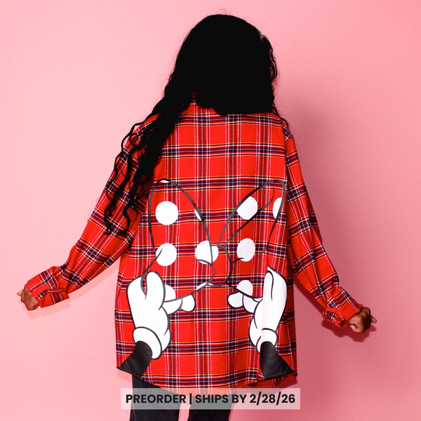 Minnie Mouse Bow Flannel