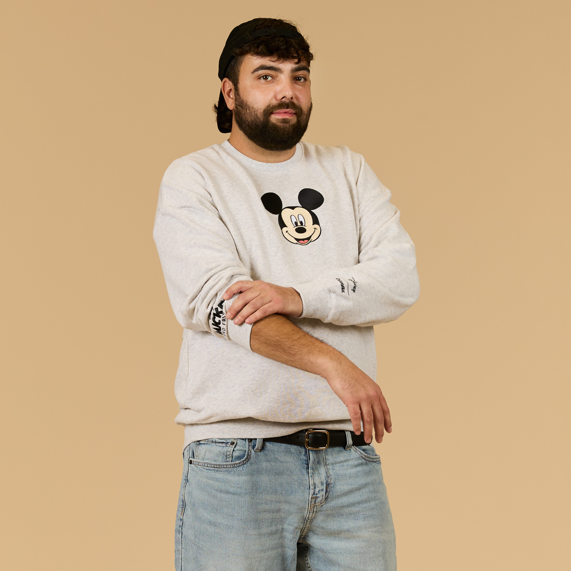 Mickey and Friends Drop Sleeve Crewneck