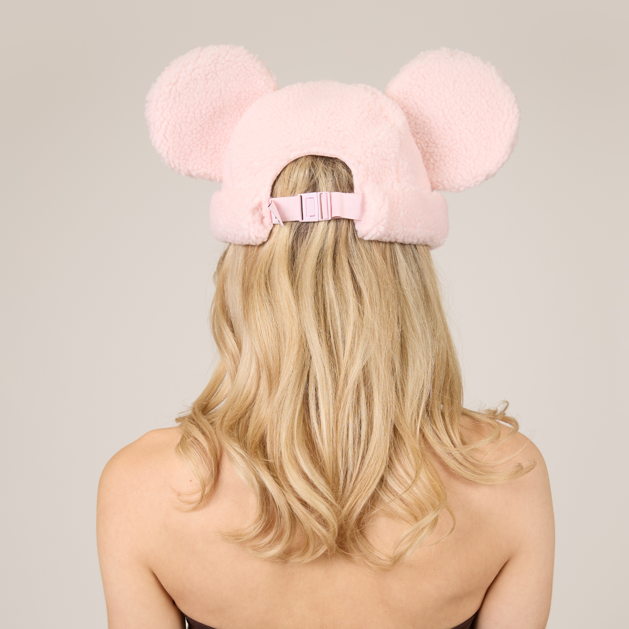 Mickey Sherpa Beanie Blush