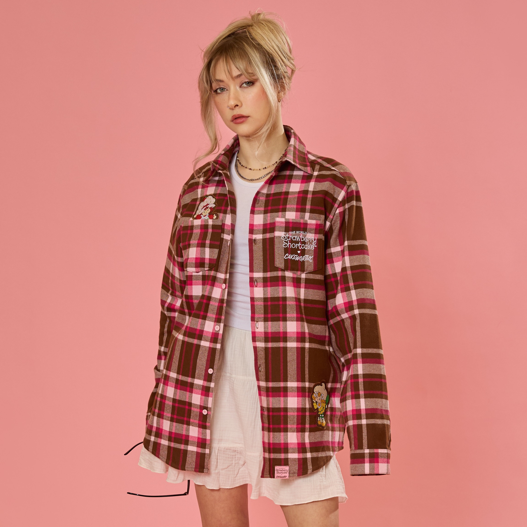 Strawberry Shortcake Patch Flannel