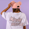 Pink Minnie Mouse Sherpa Beanie