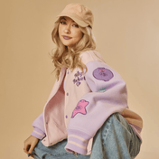 Polly Pocket Vintage Varsity Jacket