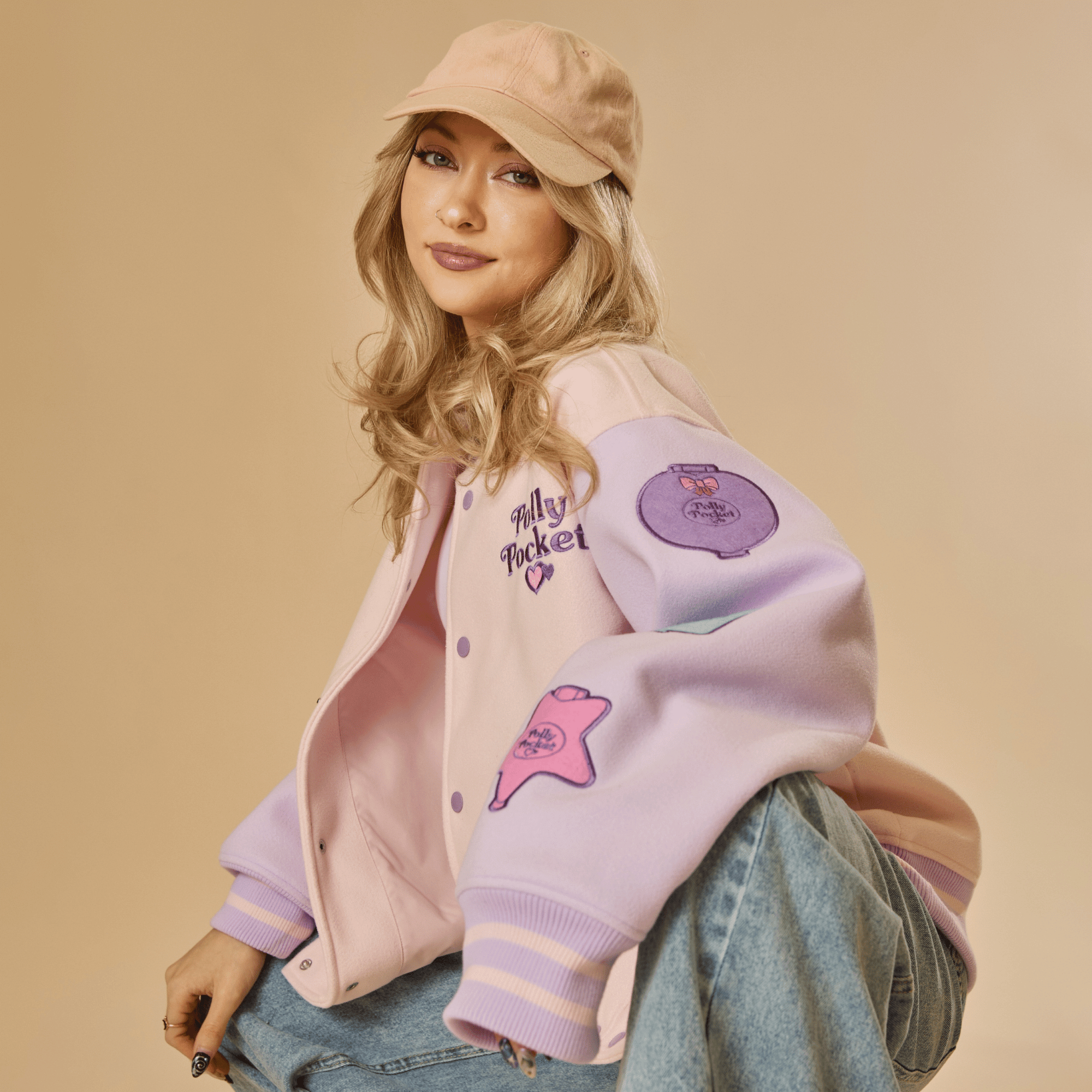 Polly Pocket Vintage Varsity Jacket