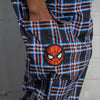 Spider-Man Plaid Wide Leg Pants