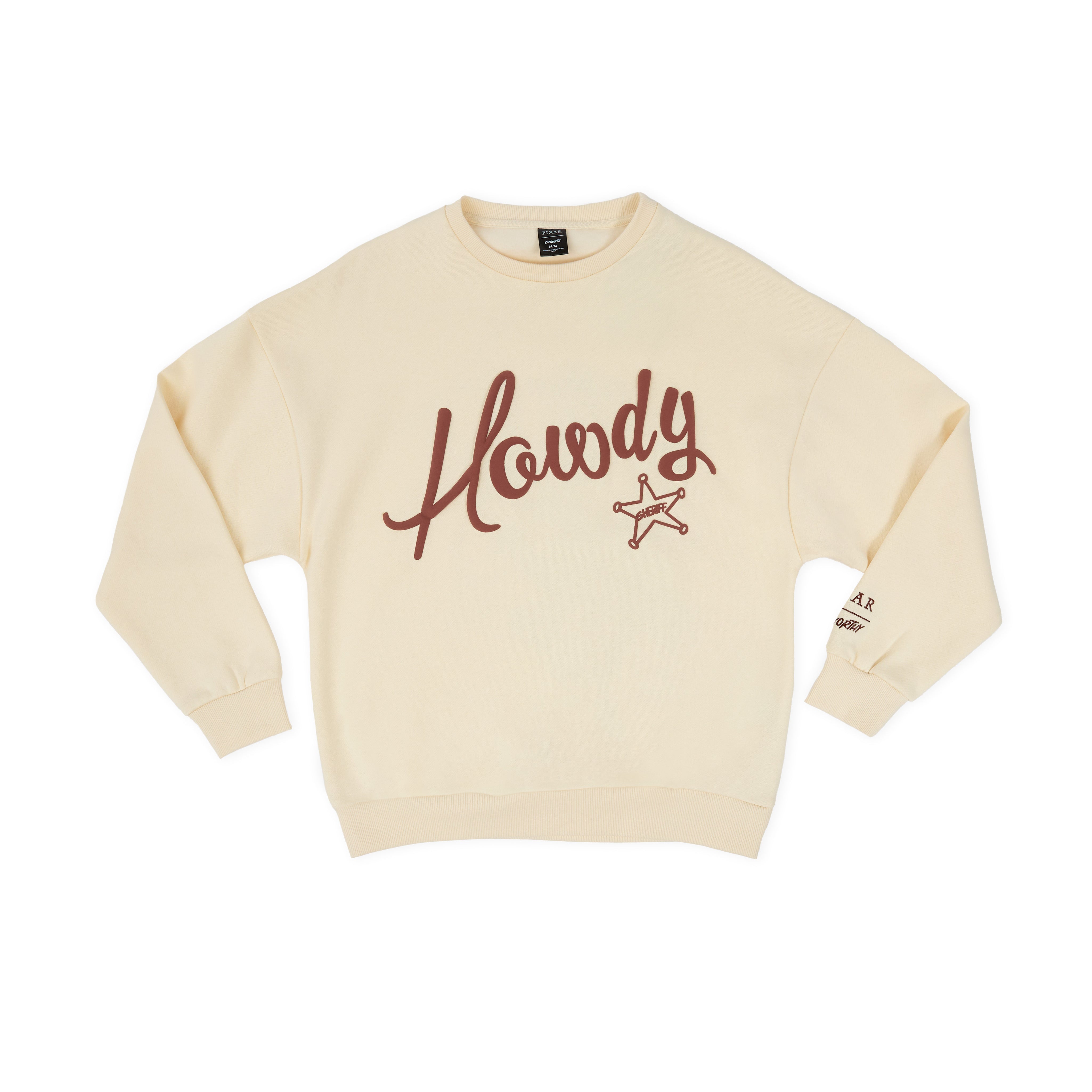 Toy Story Woody's Round Up Drop Sleeve Crewneck