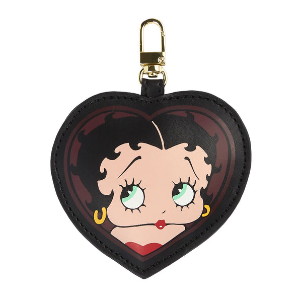 Betty Boop Heart Bag Charm
