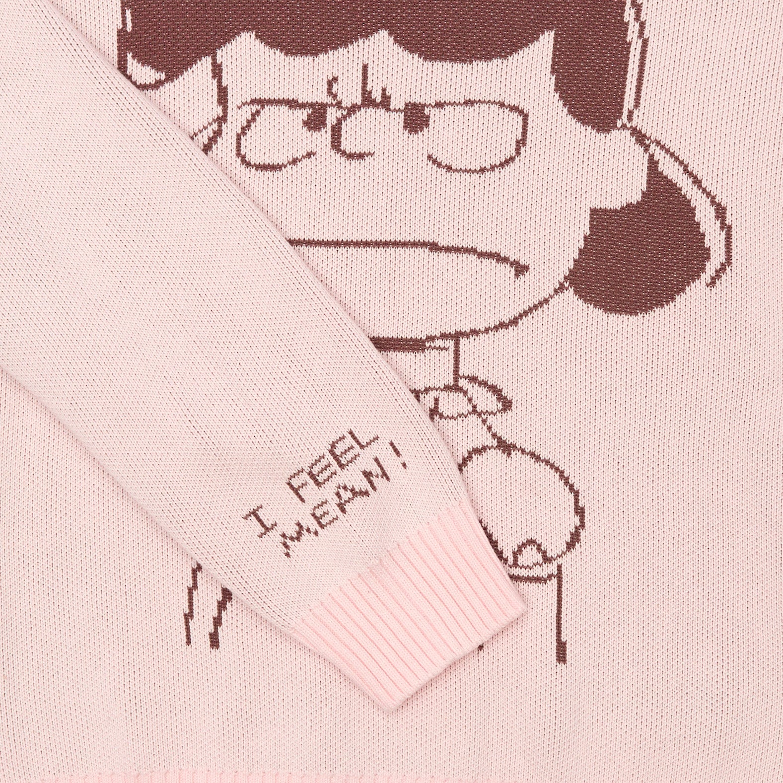 Peanuts Lucy I Feel Mean Knit Sweater