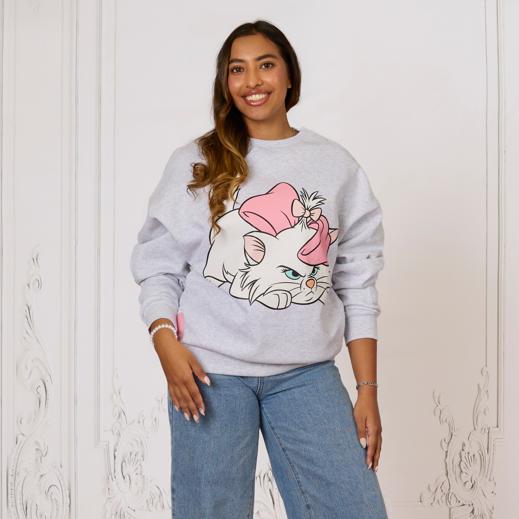 The Aristocats Bow Cutout Crewneck